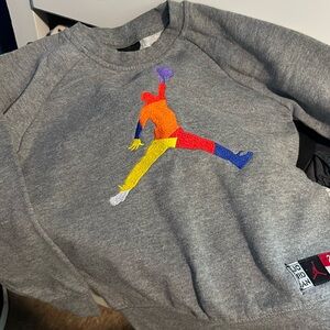Kids Nike Air Jordan Sweatshirt Set Size 6M